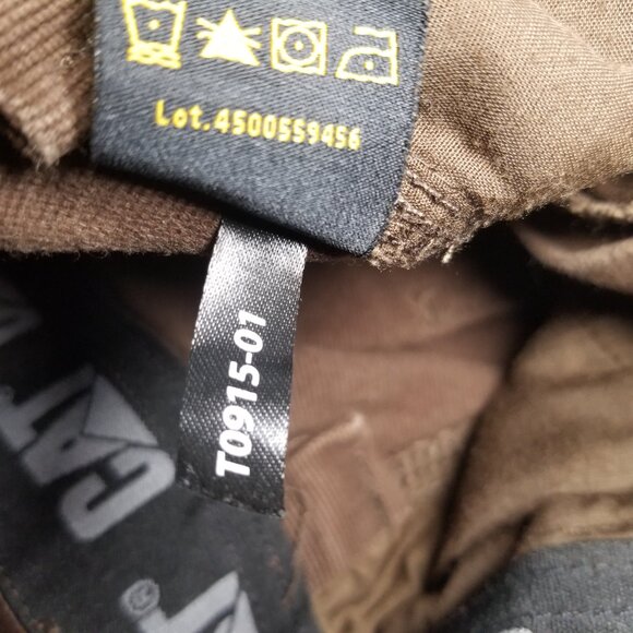 CAT Caterpillar Work Utility Pants Brown Flex Waistband Men's Size 30x26 - Picture 6 of 6